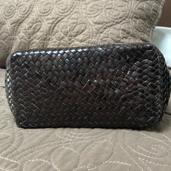 Massimo Dutti woven bag dark brown - Picture 5 of 12
